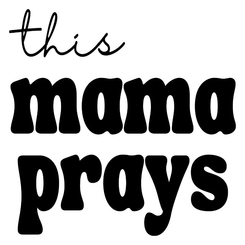 cette Maman prie