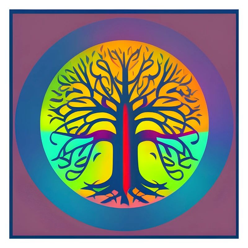Auffälliger Baum des Lebens