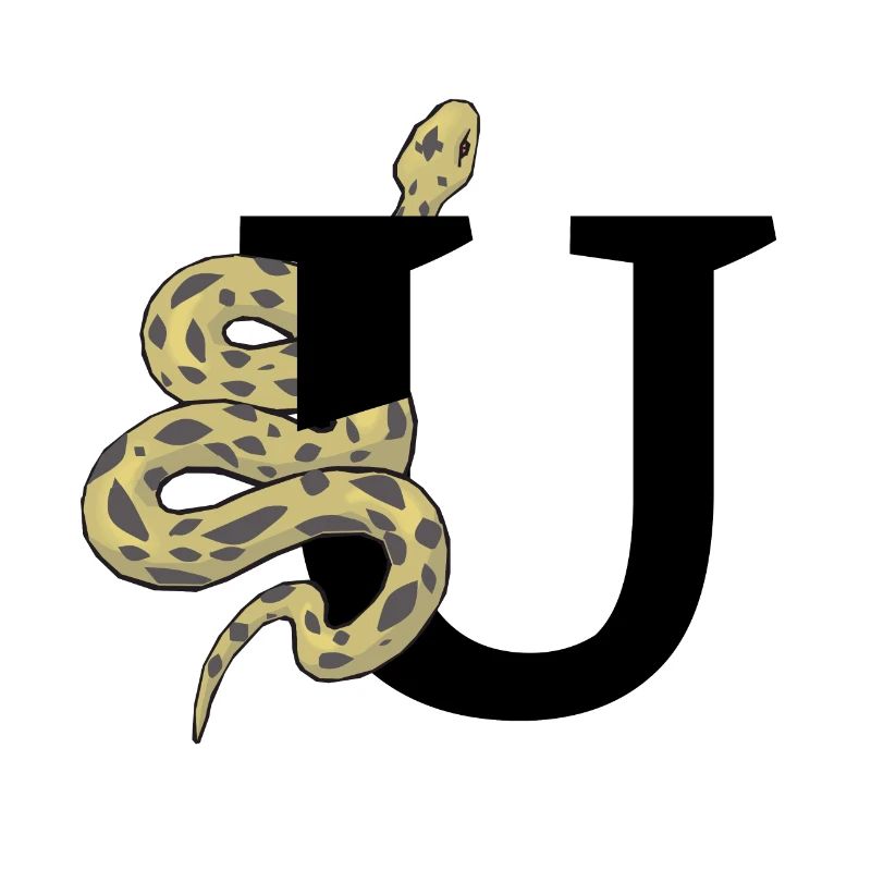 Lettre u serpent