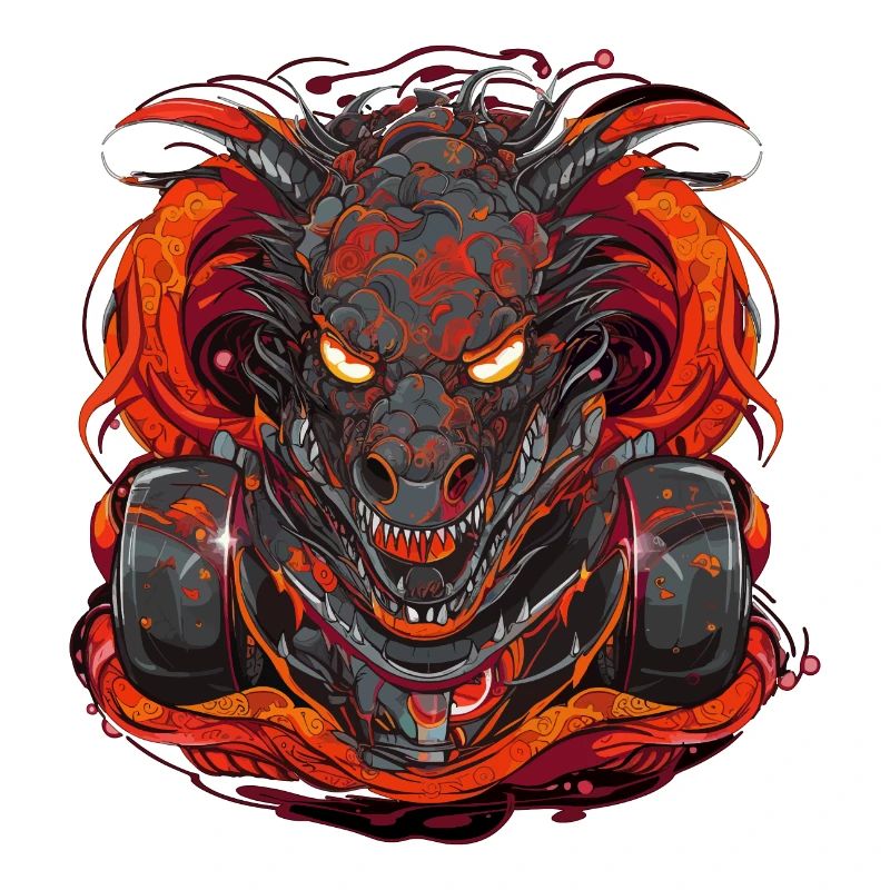 Drachen Auto