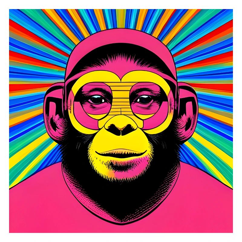 Singe rose