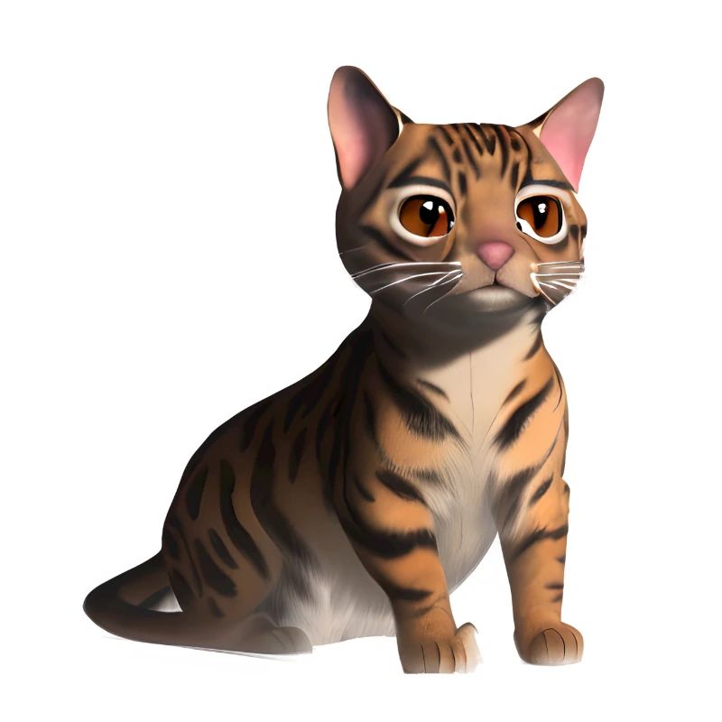 Chaton Propriétaire Chat Bengale Chat Chat chat Tomcat