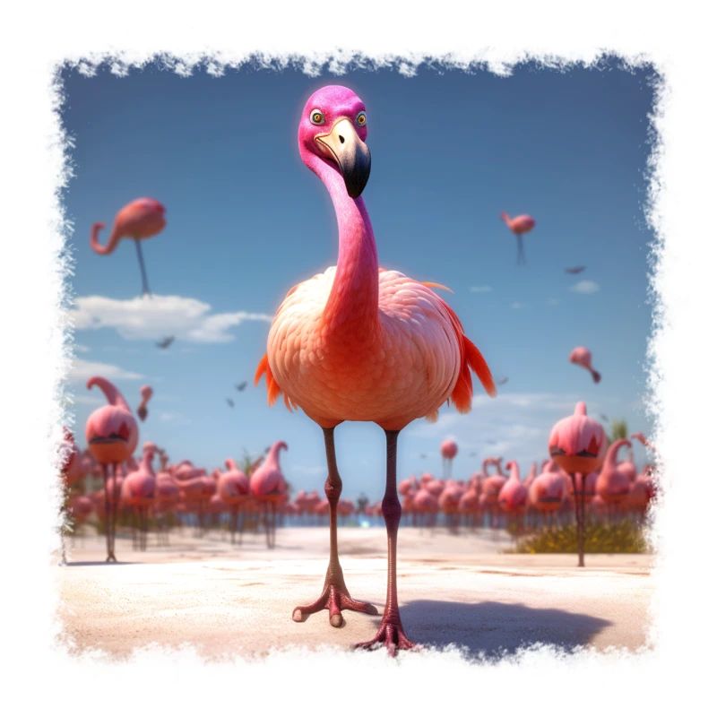 cool flamingo