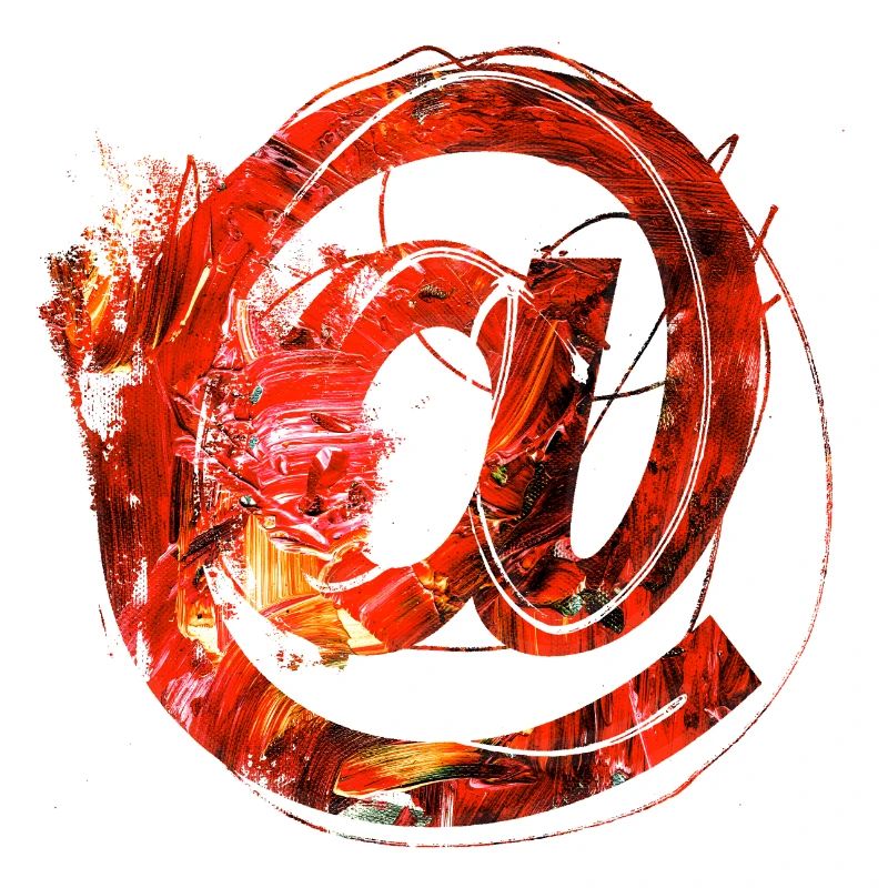 Internet email www drôle de mème grunge tech leters