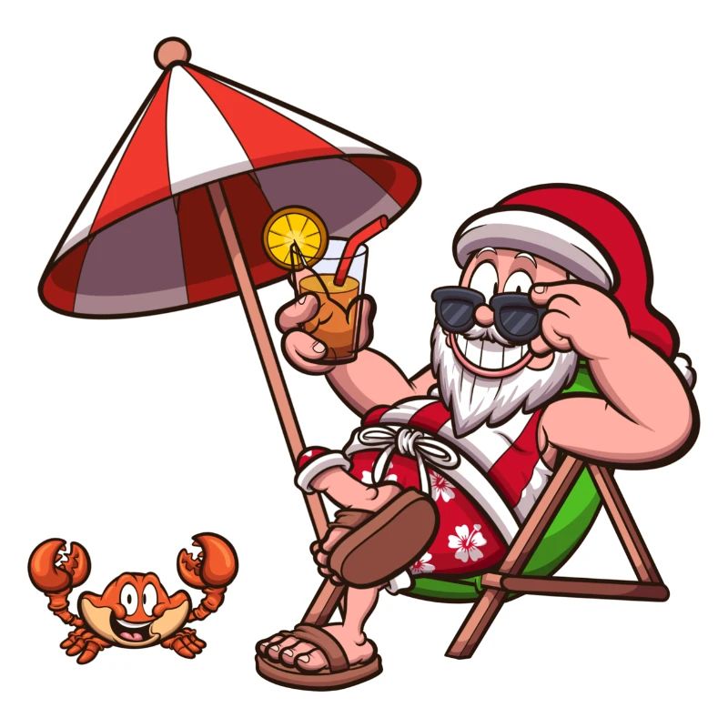 Père Noël tropical