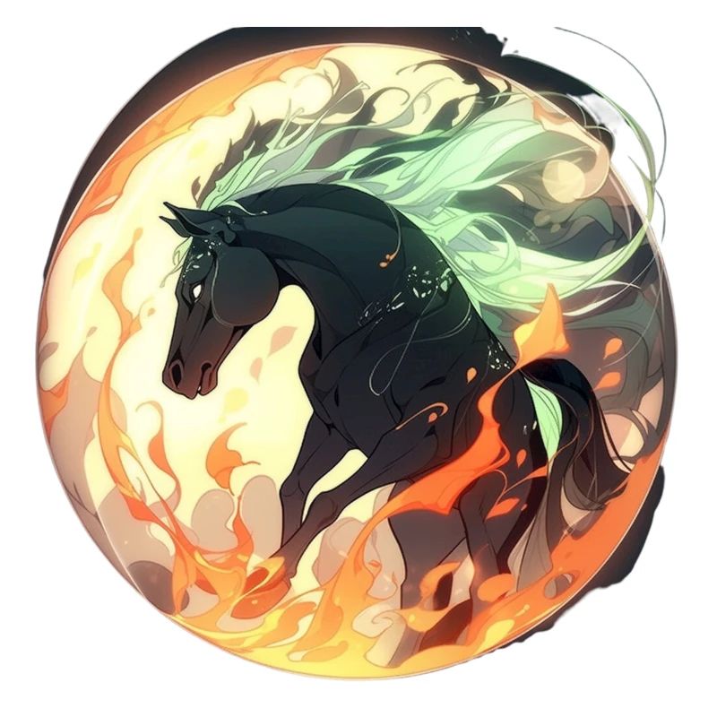 Den himmelske sorte hingst