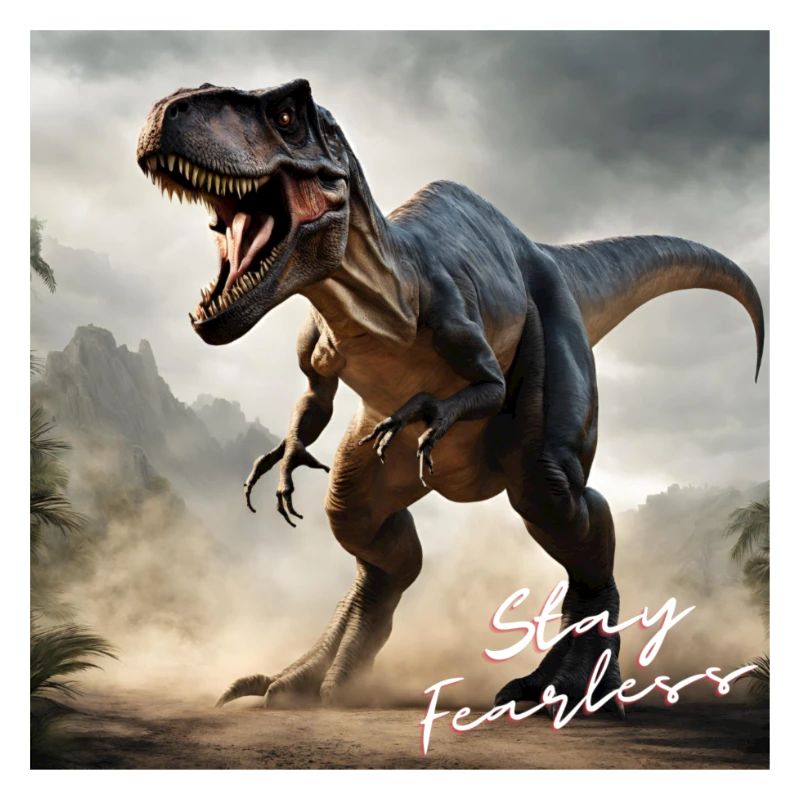 Restez intrépide - T-Rex Design