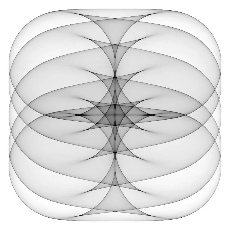 Trendy design with curved lines