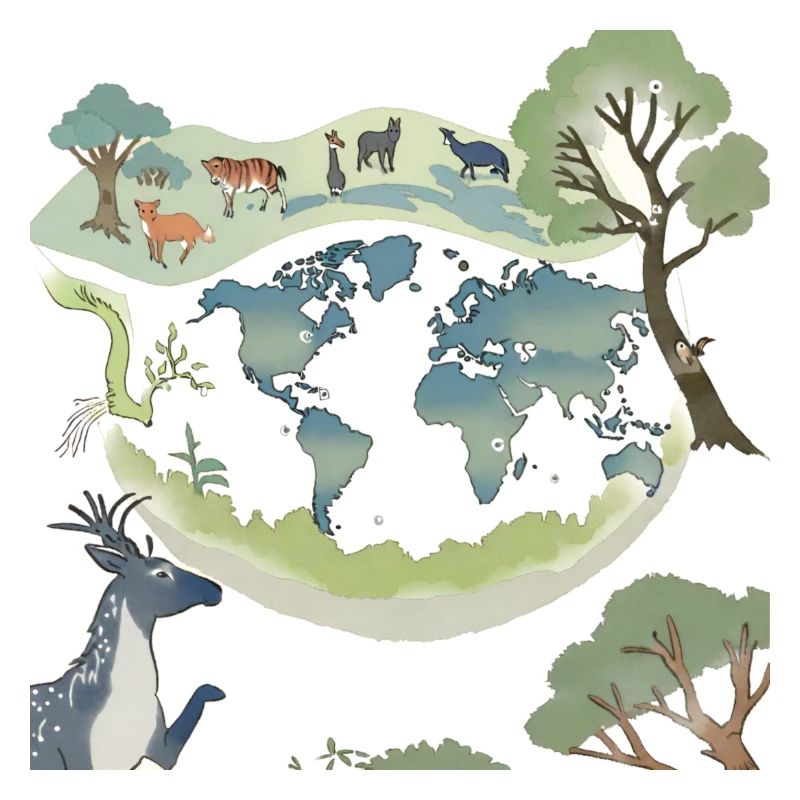 Map for Nature and Environment - Climate Protection (FFF)
