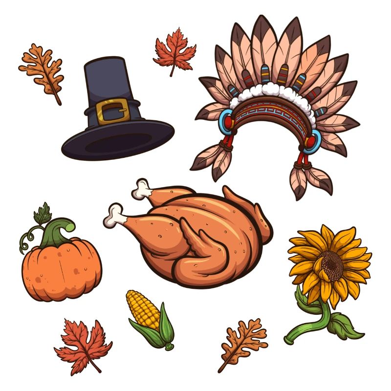 Thanksgiving-Elemente