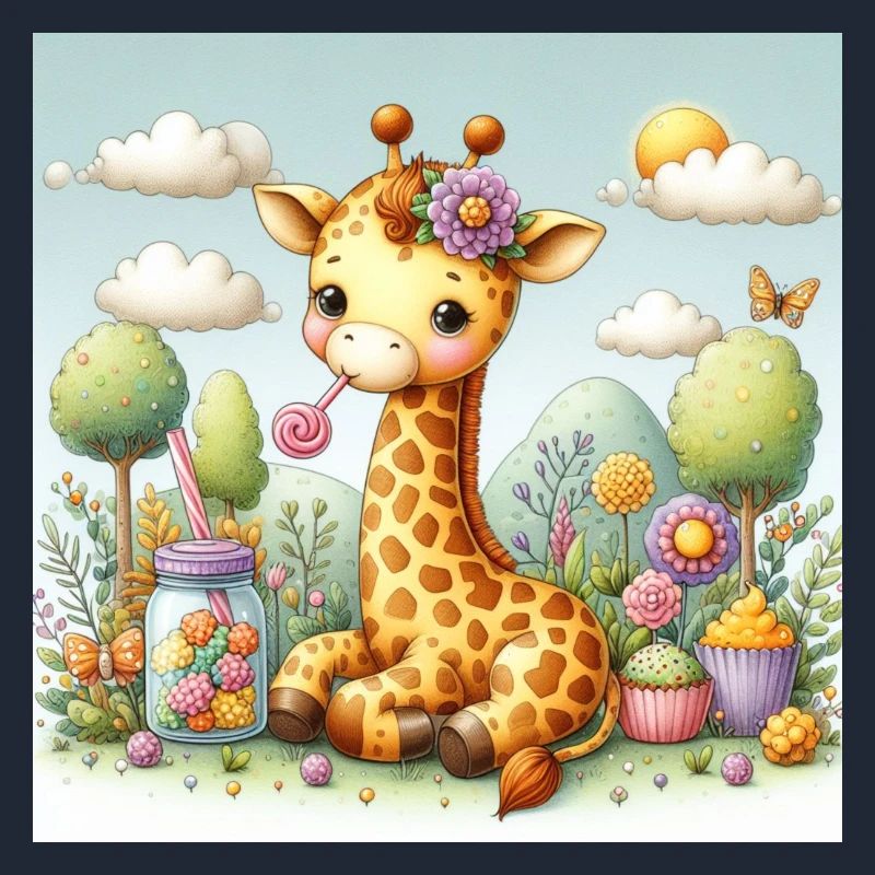Giraffe Snacking