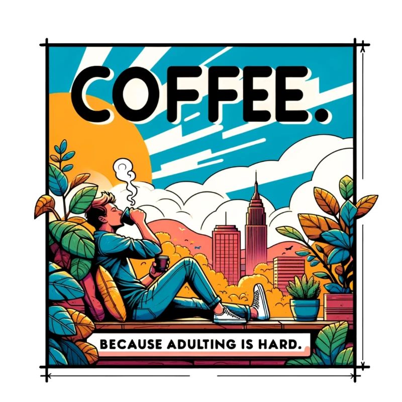 Le café parce que l’âge adulte est difficile