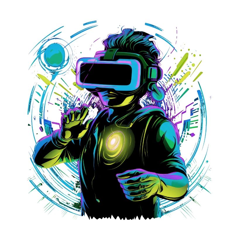 Cybernetic VR Adventure: Immersive Experience