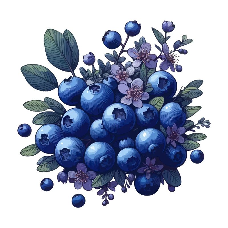 Bouquet de myrtilles