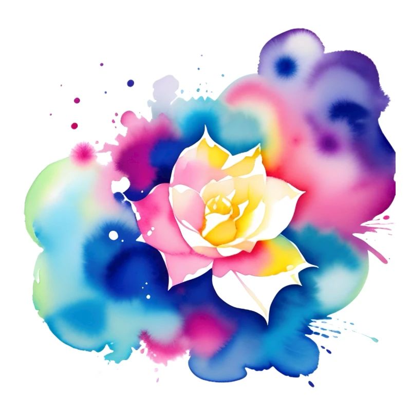 Color splash: Rose
