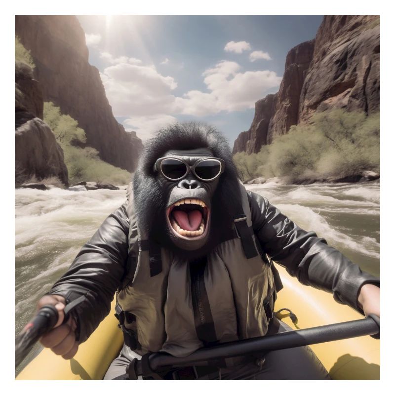 Rafting Gorille