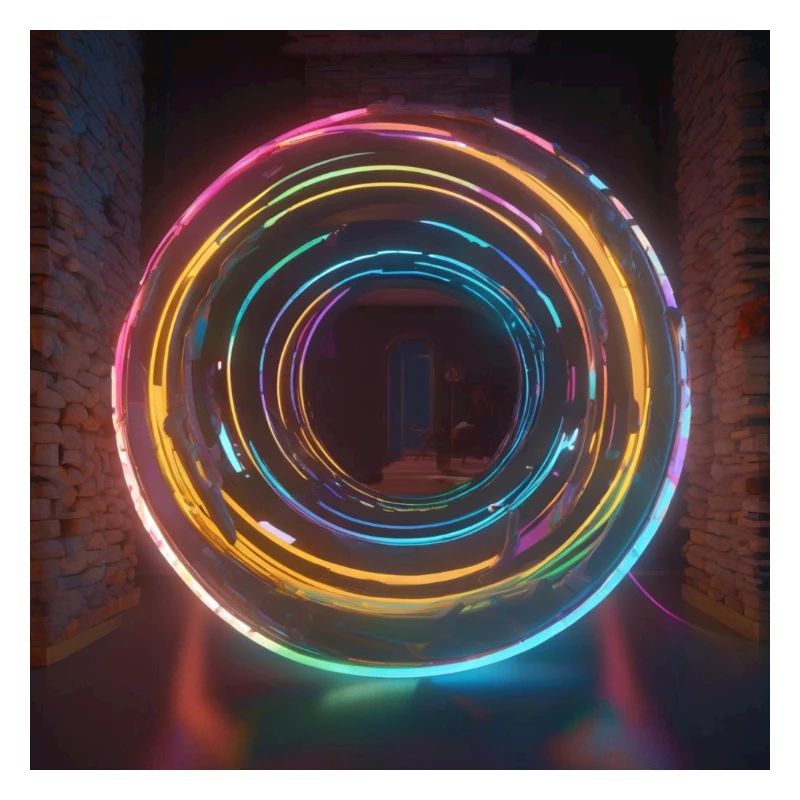 Cercles de néons