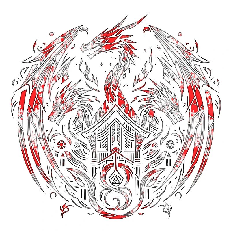 Fantasy Dragon Anime Dragon head Mythical reptile magic