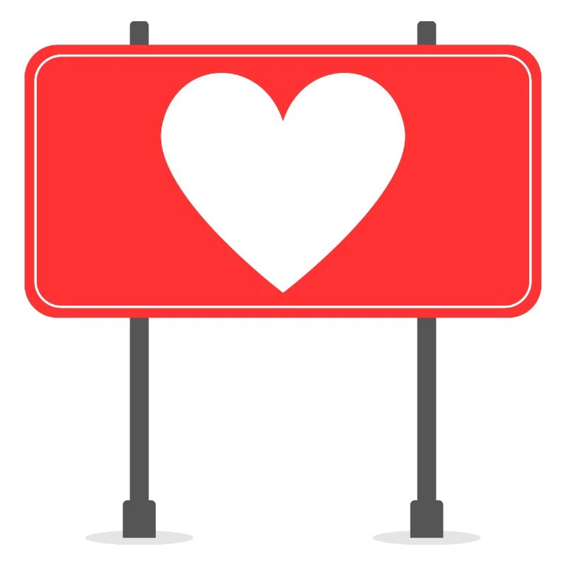 Panneau amour