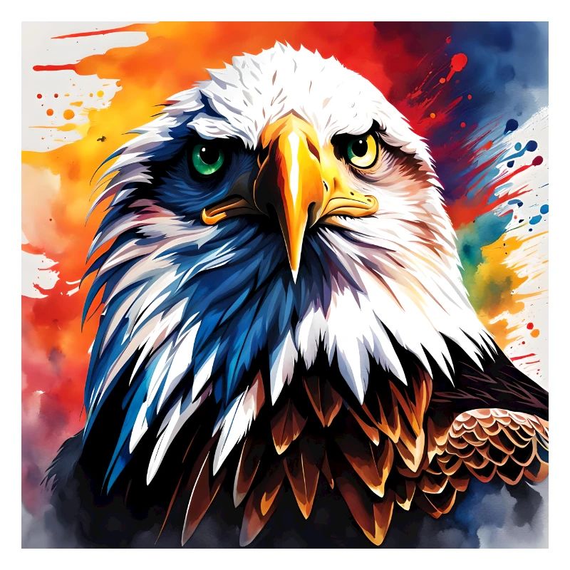 Adler farbig