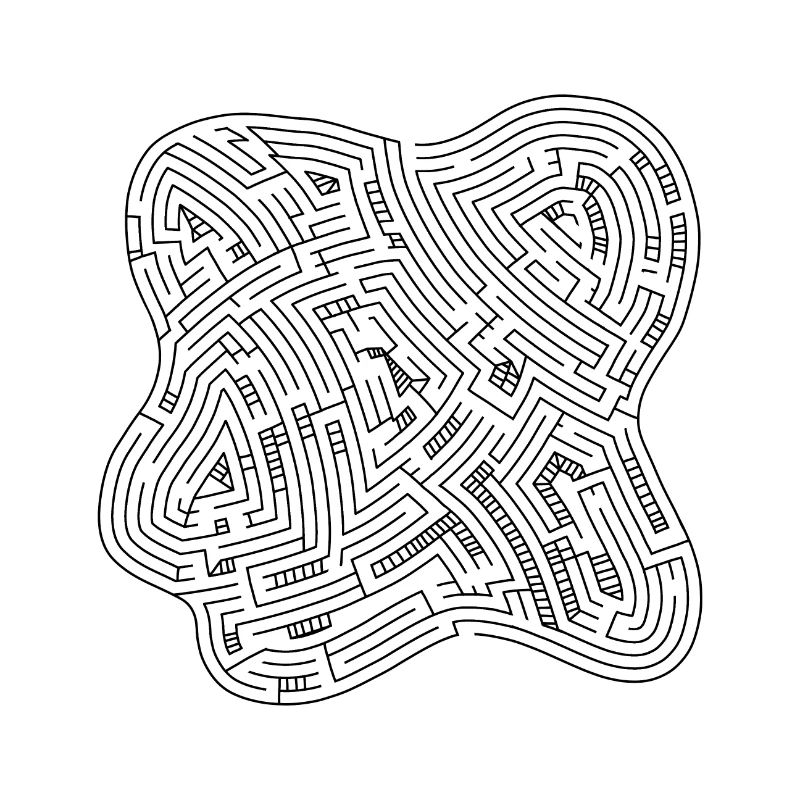 Labyrinthe 3 (version noire)