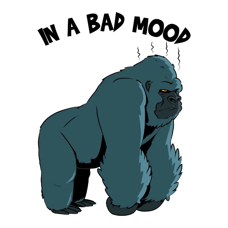 Stimmungsvoller Gorilla
