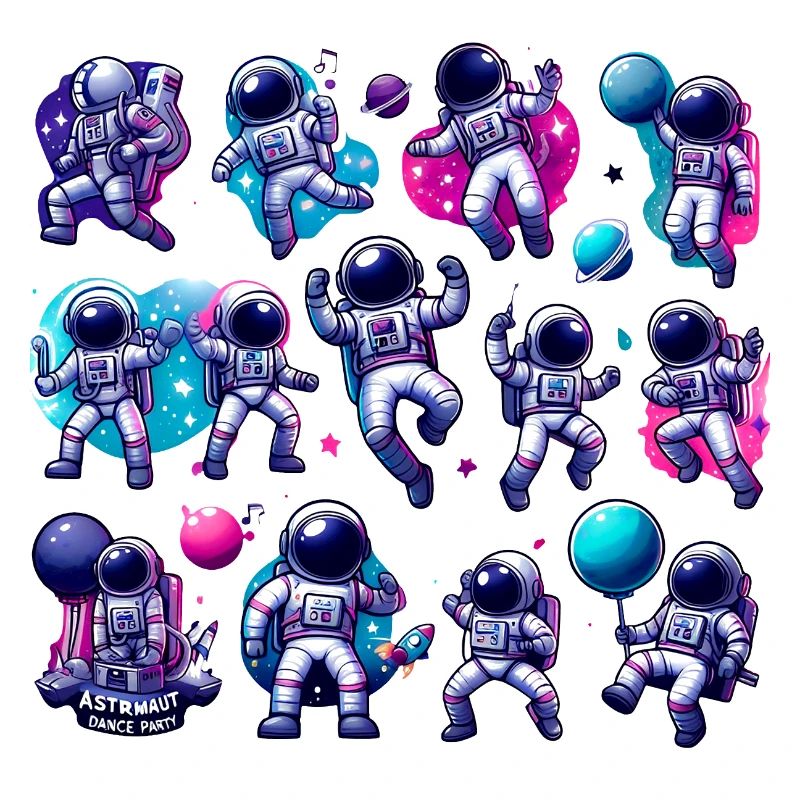 Astronaut and Planet