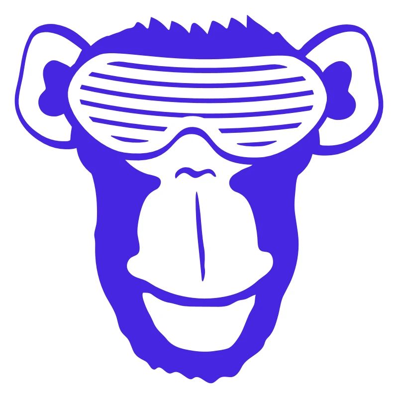 Lunettes de soleil funky Gorilla Cool Party Monkey Fun