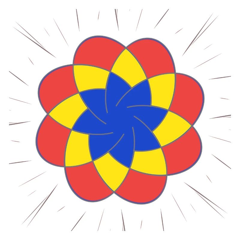 Abstract with a pattern