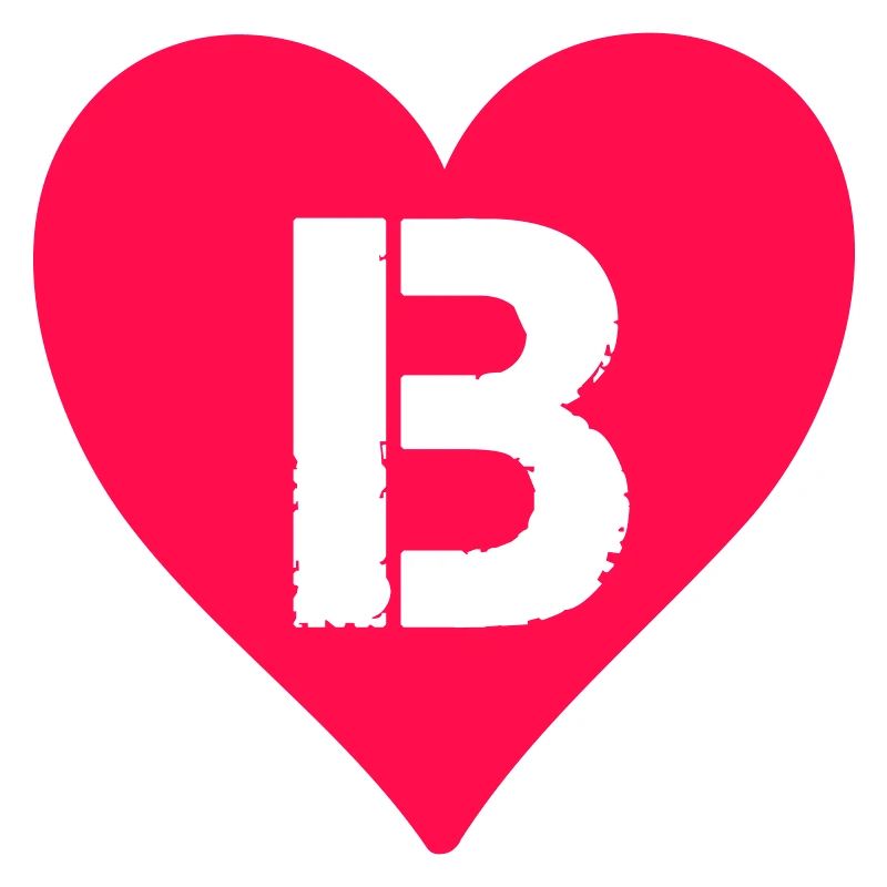 herz buchstabe b