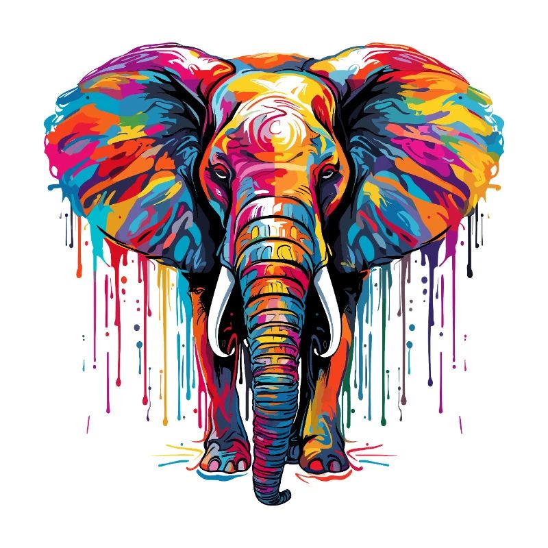 Bunter Elefant