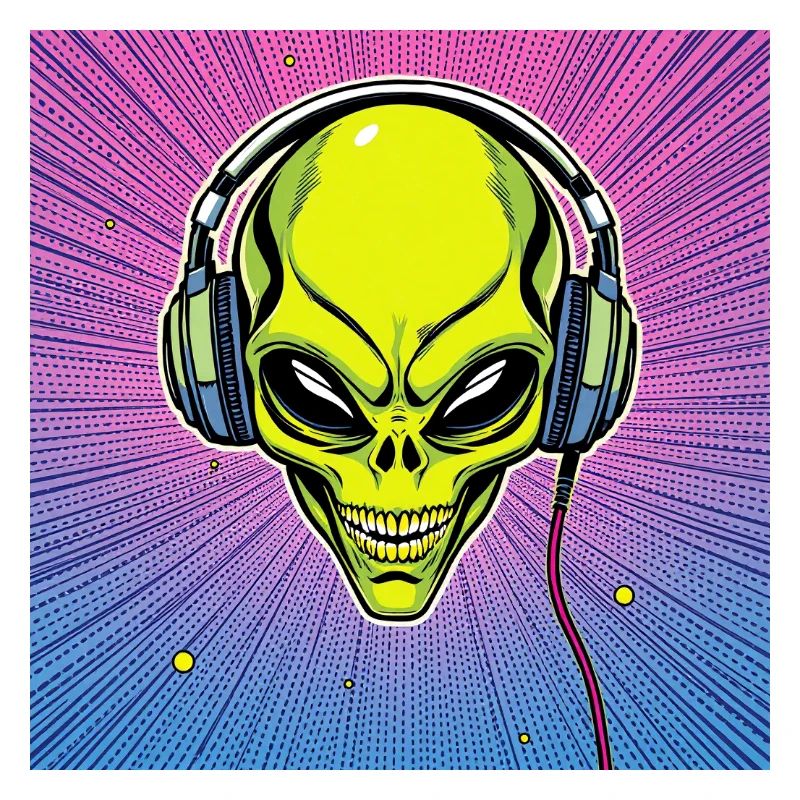 Casque Alien Skull