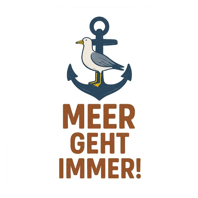 Meerliebe mit Anker & Möwe