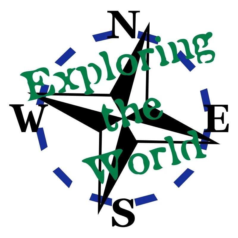 Compass - Exploring the World - 3 Color Vector