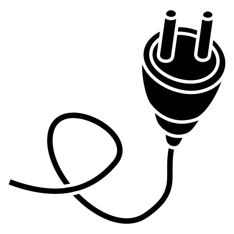 black connect connection cable plug plug