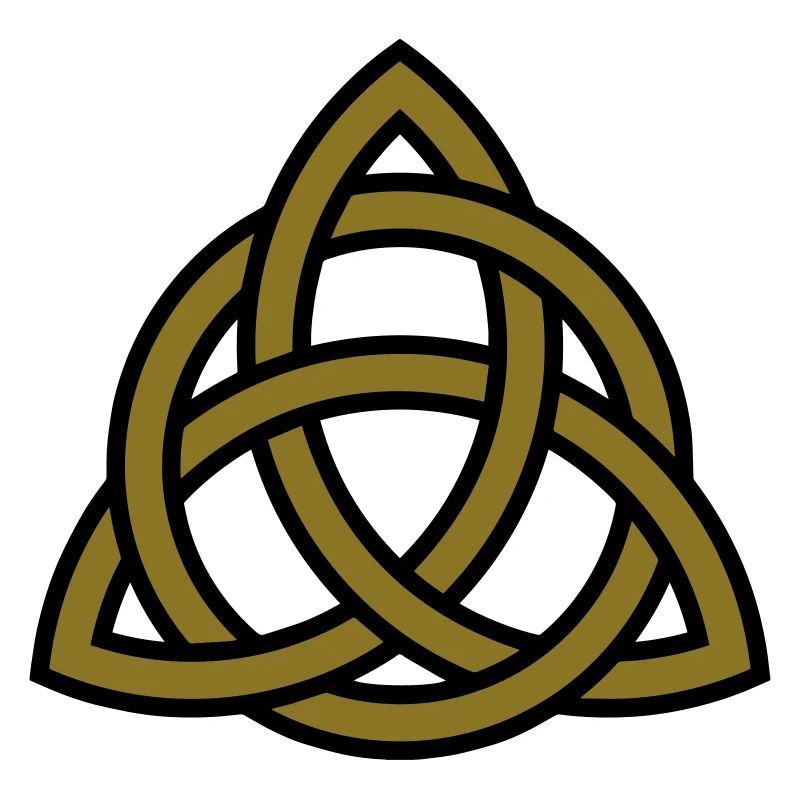 Celtic Knot Triquetra Patricks Day Triangle Circle