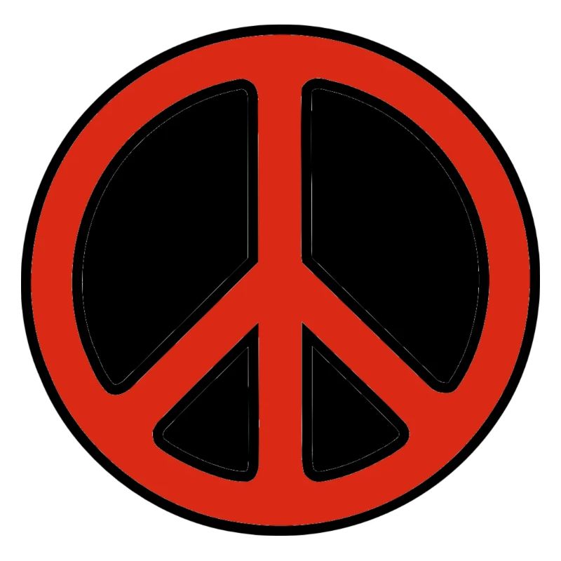 Peace red
