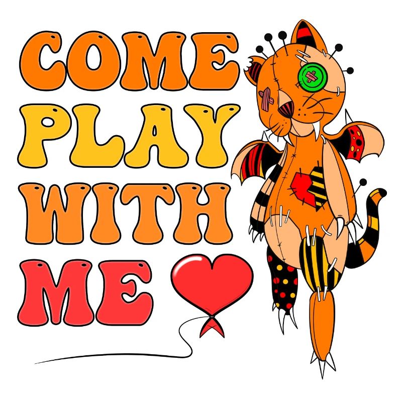 Come Play With Me Vampir - Kätzchen Geschenk