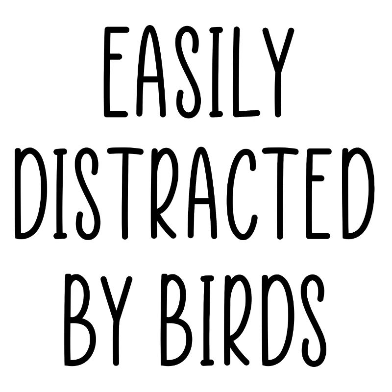 Facilement distrait par les oiseaux