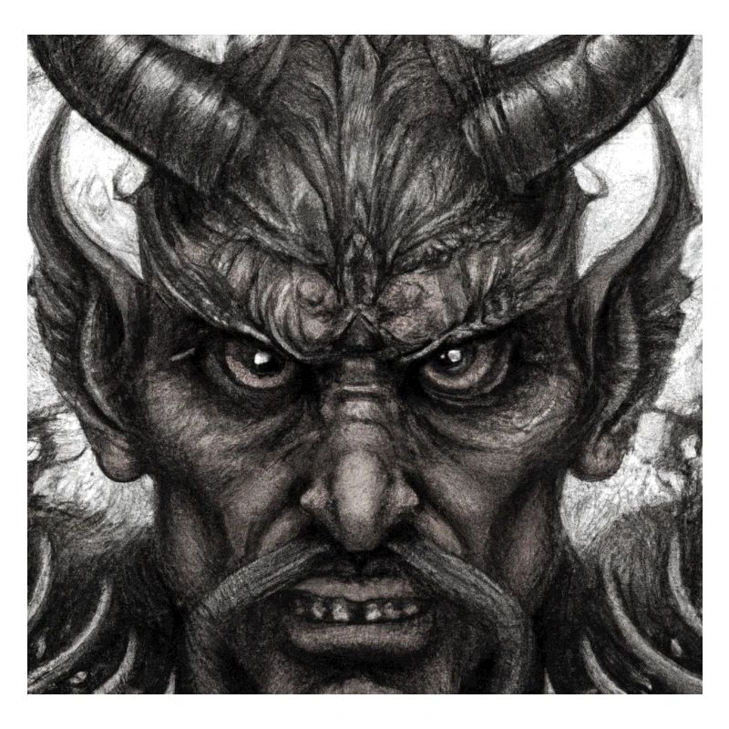 Visage du diable