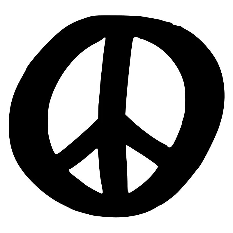 Peace Sign Drawing Peace Sketch black
