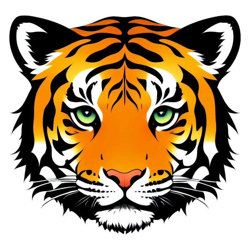 Comic Tiger Mignon Drôle Cool Dessin animé 5