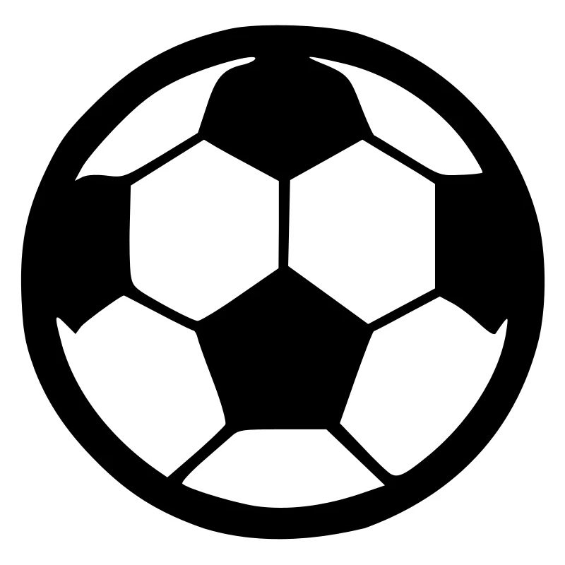 Soccer Symbol Minimal Icon Vector