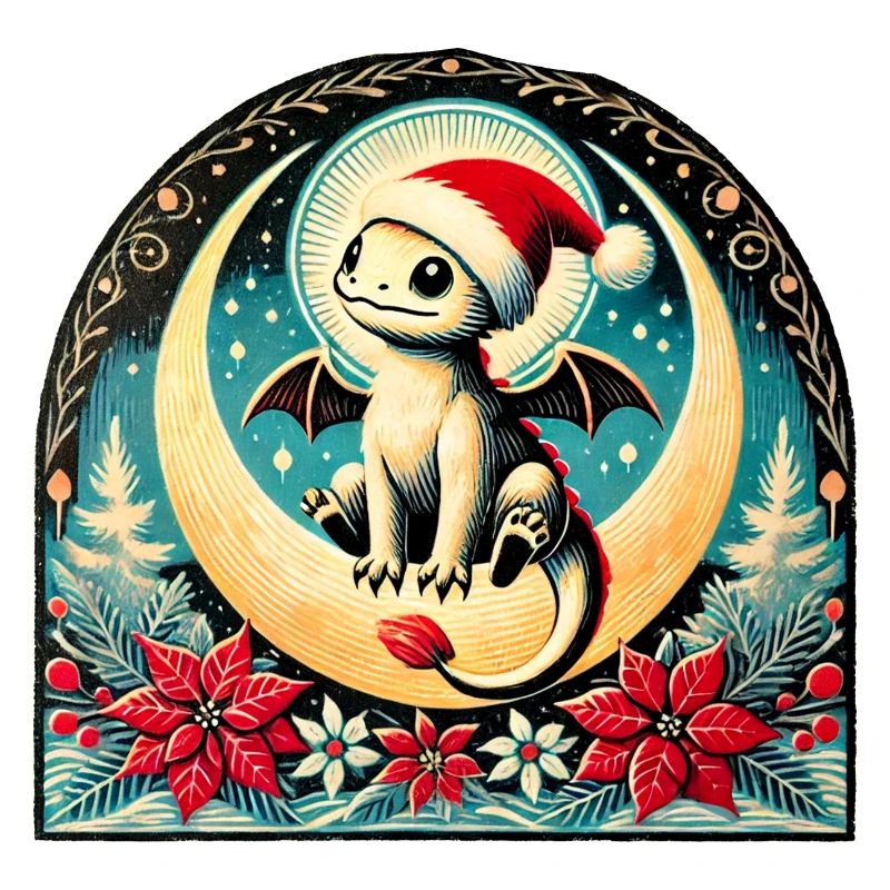 Noël du bébé dragon