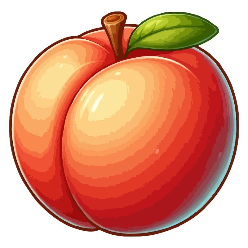 Pfirsichfrucht