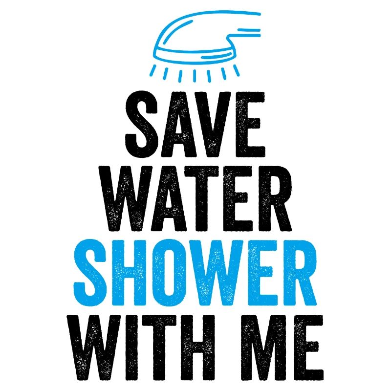 save water shower with me