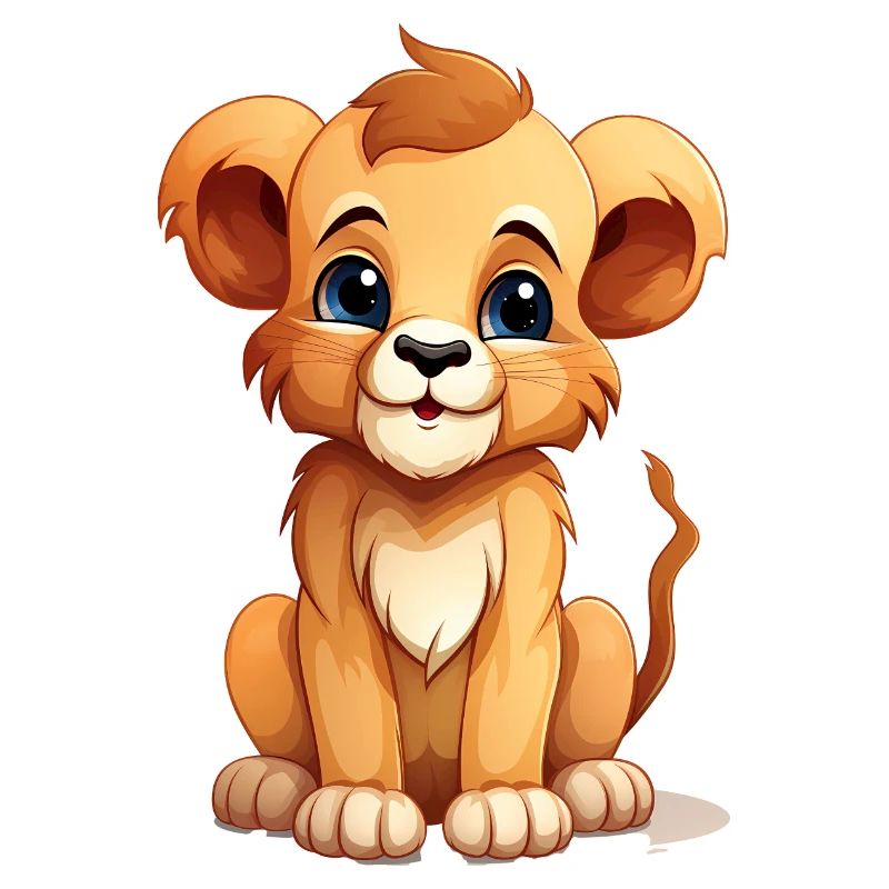 Bébé Lion mignon