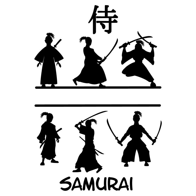 Samouraï avec des épées
