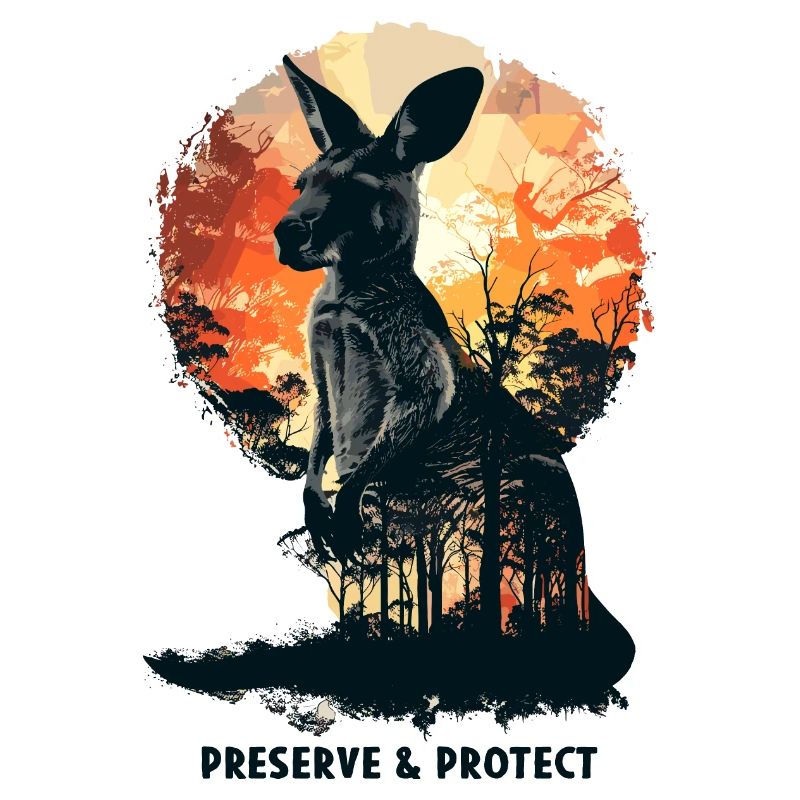 Preserve & Protect Känguru Beuteltier Kangaroo