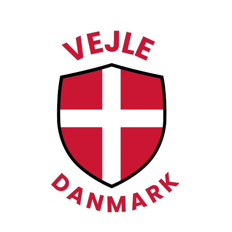 Vejle Denmark's Flag Shield